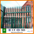 Powder coated palisade fence